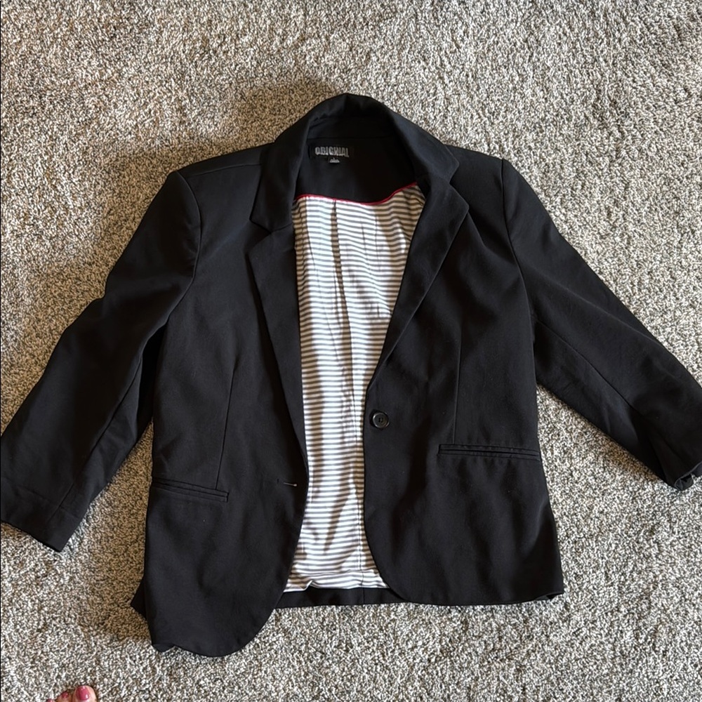 Classic Black Blazer by [Brand]